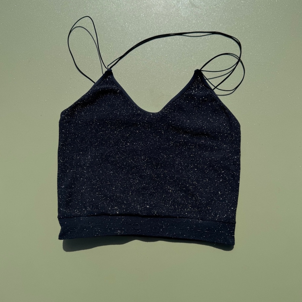 Nikibiki Navy Tank Top, Size S/M